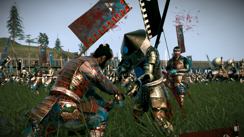 Illustration for article titled Limbs and Heads Fly Free In Total War: Shogun 2's Rating-Changing Blood Pack
